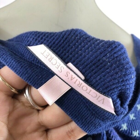 Victoria's Secret Fair Isle Thermal Knit Henley - Picture 7 of 7